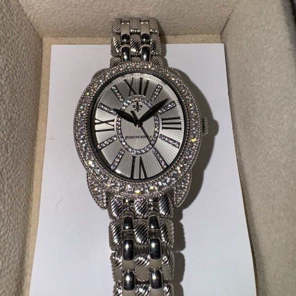 Vintage Judith Ripka Stainless steel CZ Watch - Picture 2 of 16